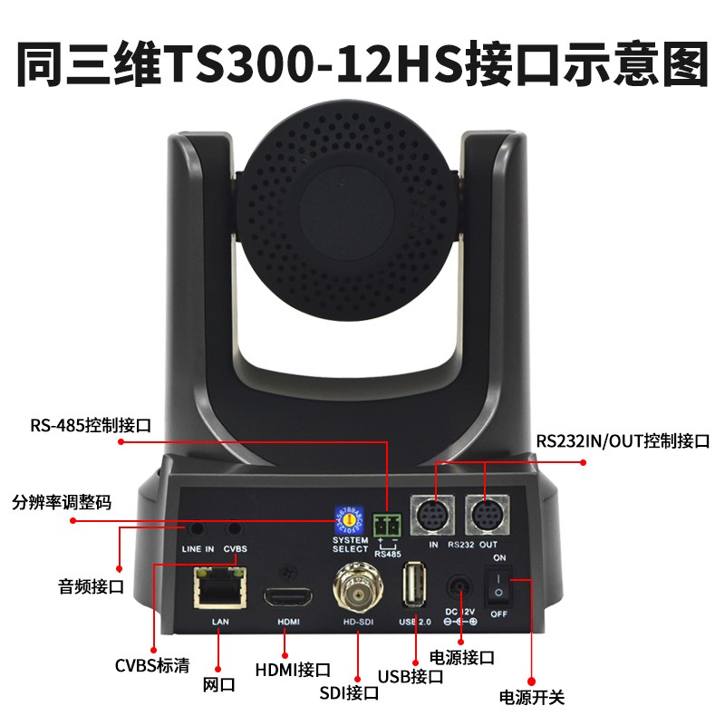 同三维TS300系列高清摄像机