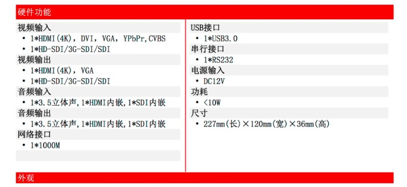 同三维T80002DS数字音视频H.264压缩格式编解器带导播功能